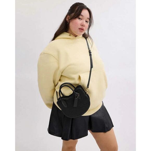 Coach Halloween Collection Cat Bag in Brass/Black Glove Tanned Leather NWT - Picture 6 of 7